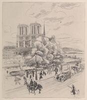 KG 2014 049
<br/>
Notre Dame in Parijs
<br/>
<em>Brinks, Kuno (1908-1992)</em>